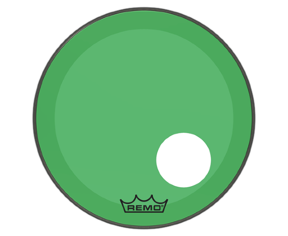 Remo P3-1320-CT-GNOH - Powerstroke 3 Colortone Green 20”