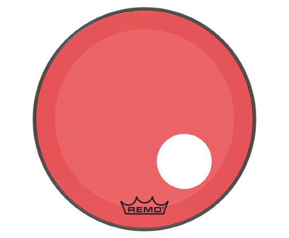 Remo P3-1320-CT-RDOH - Powerstroke 3 Colortone Red 20”