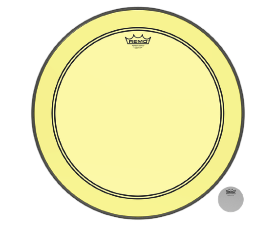 Remo P3-1320-CT-YE - Powerstroke 3 Colortone Yellow 20”
