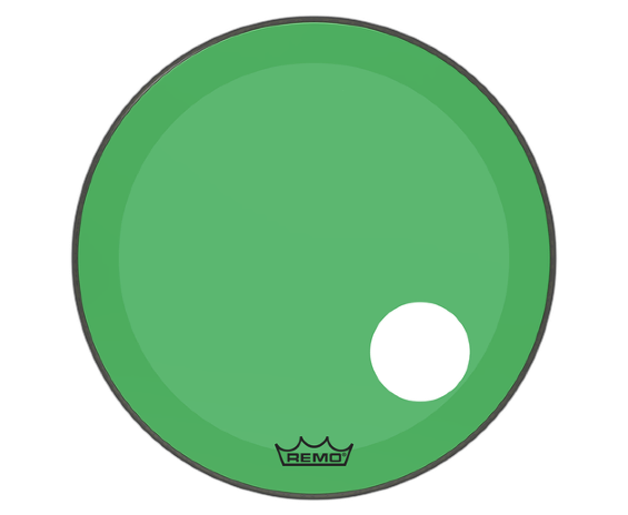 Remo P3-1322-CT-GNOH - Powerstroke 3 Colortone Green 22”
