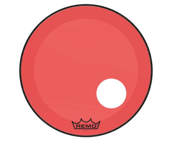 Remo P3-1322-CT-RDOH - Powerstroke 3 Colortone Red 22”