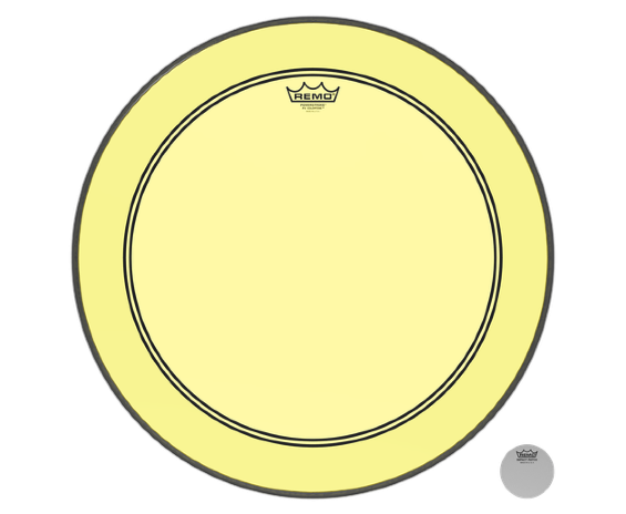 Remo P3-1322-CT-YE - Powerstroke 3 Colortone Yellow 22”