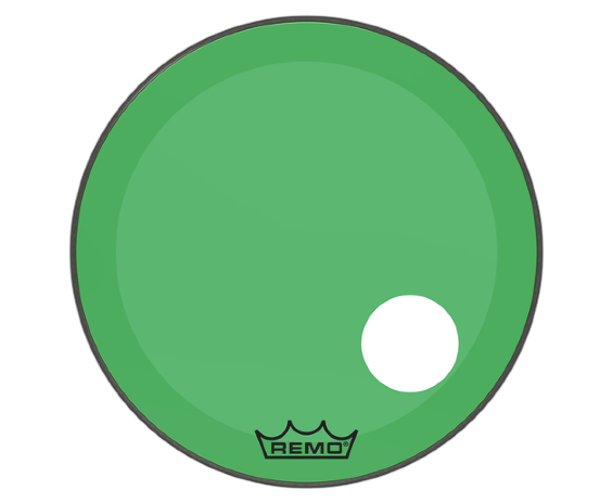 Remo P3-1324-CT-GNOH - Powerstroke 3 Colortone Green 24”