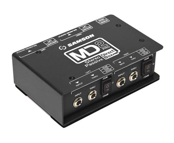 Samson MD2PRO D.I. Box Pro Stereo Passive
