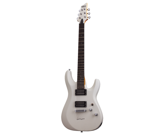 Schecter C-6 Deluxe Satin White