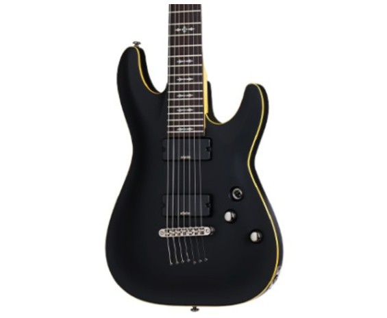 Schecter Demon 7 Aged Black