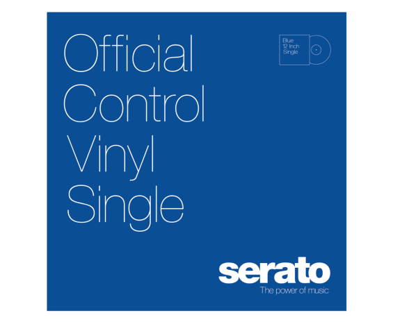 Serato Control Vinyl Blue