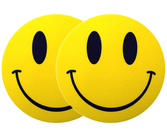 Slipmat Factory SMILEY - Twin Pack