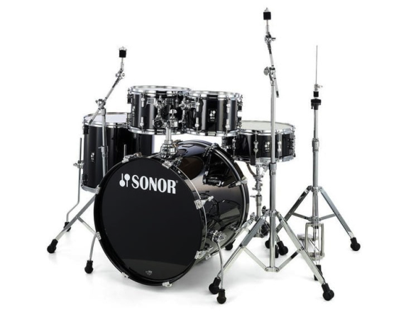 Sonor AQ1 Stage Set PB - 5-Pcs Drumset In Piano Black