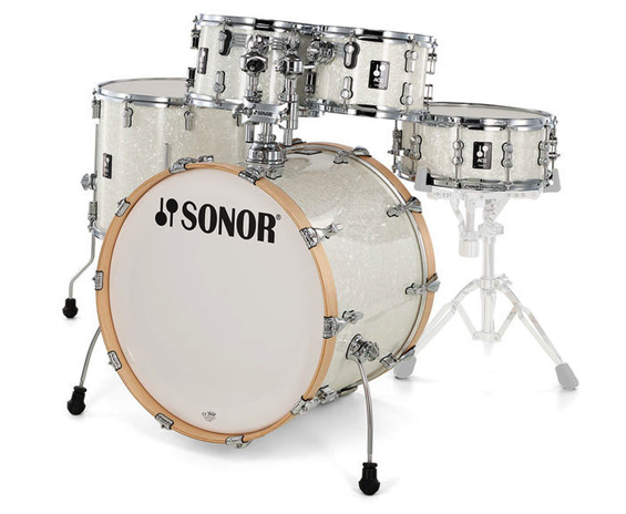 Sonor AQ2 Stage Set WHP - 5-Pcs Drumset in White Pearl