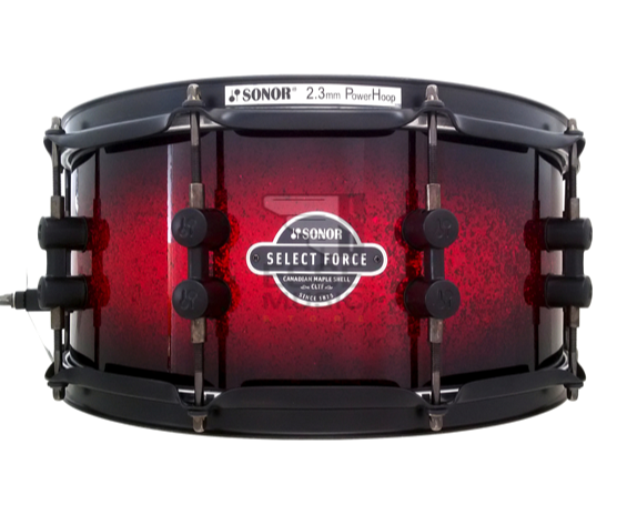 Sonor SEF 11 1465 SDW - Select Force Snare Drum In Red Sparkle Burst