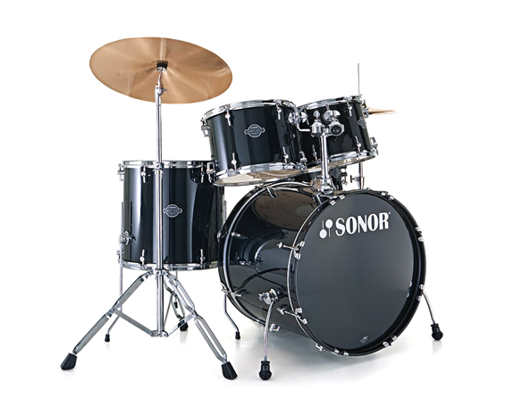 Sonor SMF 11 Smart Force Combo - 5-Pcs Drumset In Black (Last Displayed)
