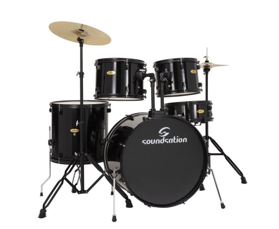 Soundsation EDK22B-BK Drumset, Black