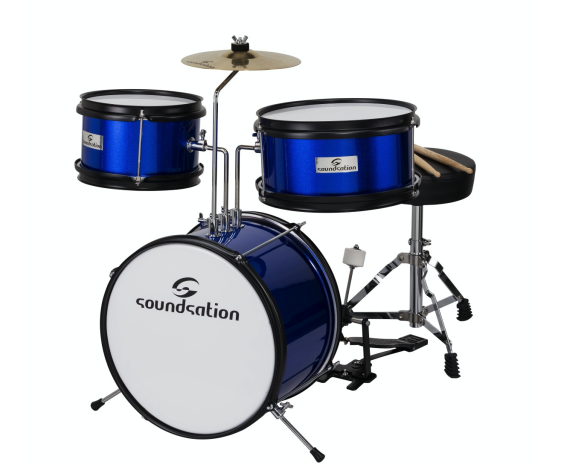 Soundsation JDK-313 -  Baby Drum Set, Electric Blue