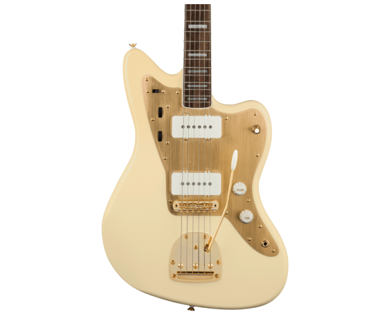 Squier 40th Anniversary Jazzmaster Gold Edition Olympic White