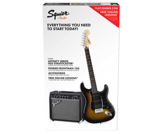 Squier Affinity Stratocaster HSS BSB Pack