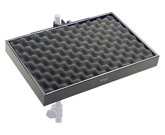 Stagg PCTR-4530BK - Percussion tray with clamp for stand