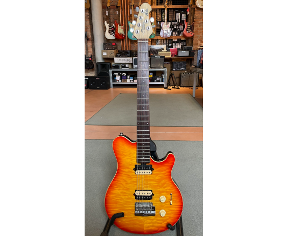 Sterling AX30D Cherry Red Burst