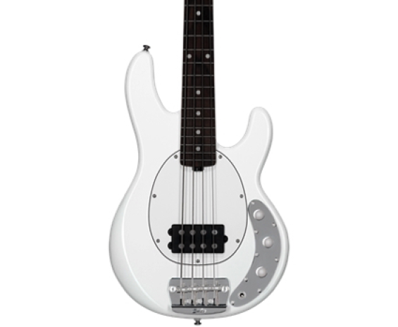 Sterling Stingray Short Scale 4 Corde Olympic White