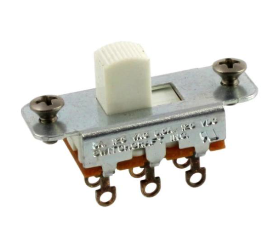 Switchcraft EP-0260 On-On Slide Switch for Jazzmaster and Jaguar