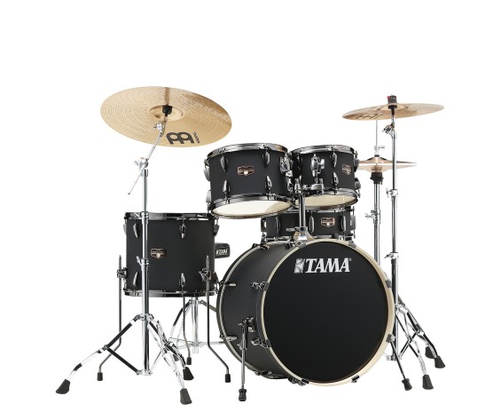 Tama IP50H6WBN-BOB - Imperial Star 5 Shell Drumset Blacked Out Black