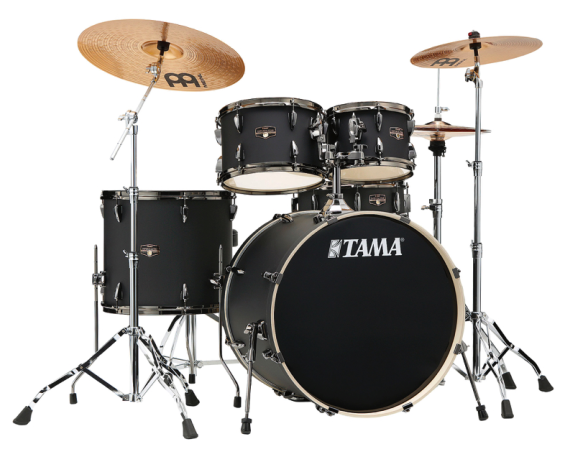 Tama IP52H6WBN-BOB - Imperial Star 5 Shell Drumset Blacked Out Black