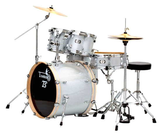 Tamburo T5M22SLSK - T5 Drumset in Silver Sparkle