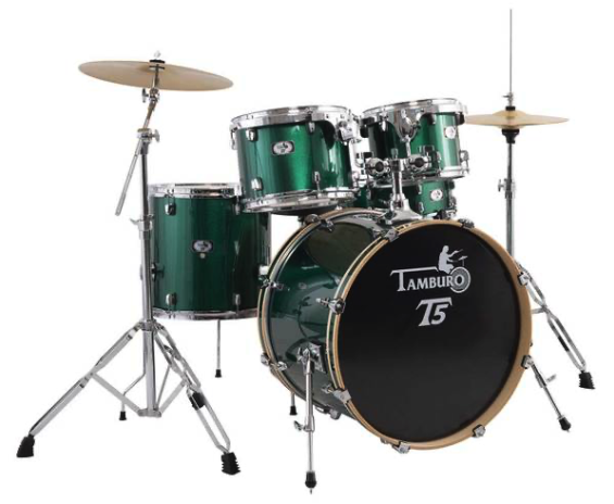 Tamburo T5R22GRSK - T5 Drumset In Green Sparkle