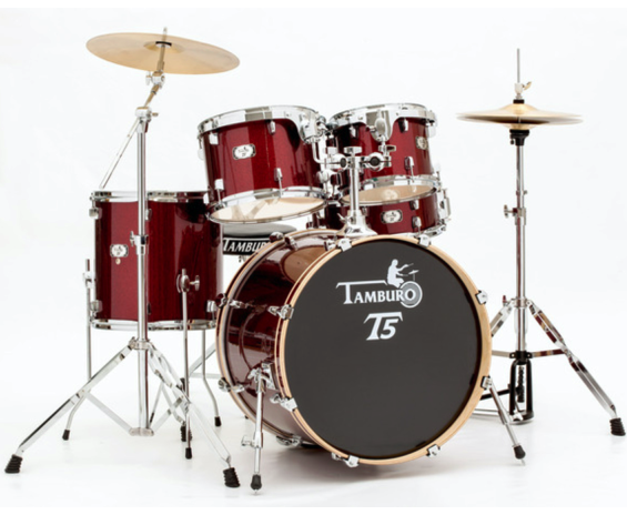 Tamburo T5R22RSSK - T5 Drumset In Red Sparkle