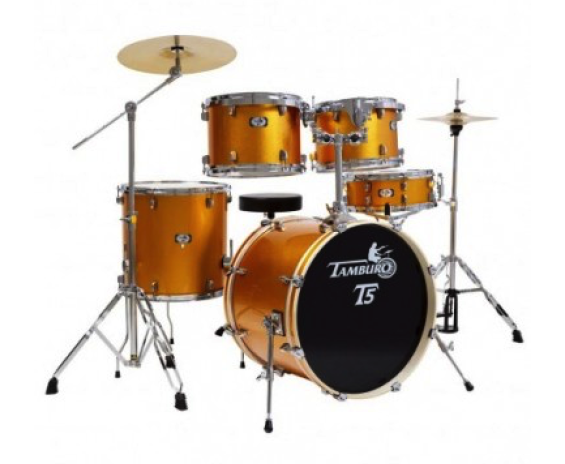 Tamburo T5R22YWSK - T5 Drumset In Yellow Rust Sparkle