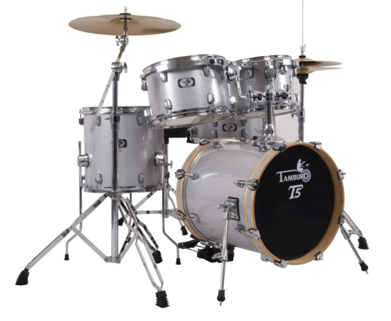 Tamburo T5S16SLSK - T5 Drum Set, Silver Sparkle