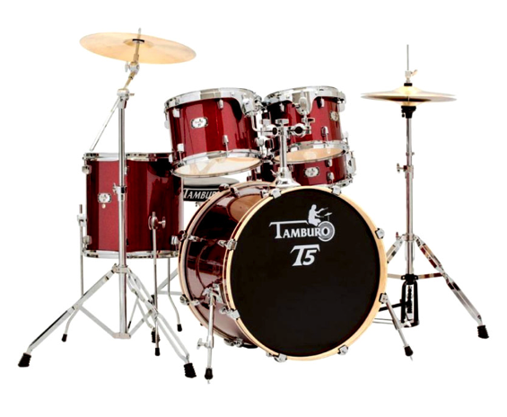 Tamburo T5S22RSSK - T5 Drumset in Red Sparkle