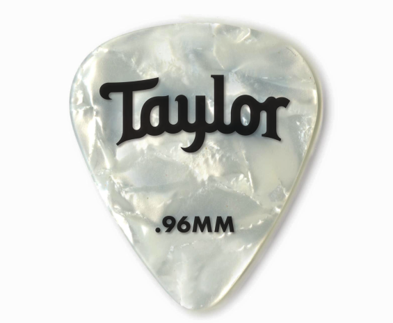 Taylor 351 Celluloid 0.96mm White Pearl