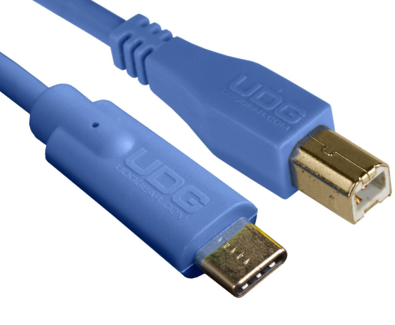 Udg U96001LB Cavo USB 2.0 C-B Azzurro 1,5 Metri