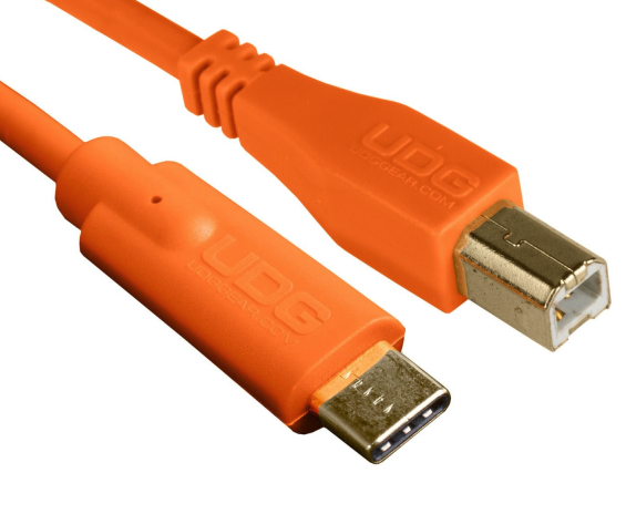 Udg U96001OR USB 2.0 C-B Orange Cable 1,5 Meters