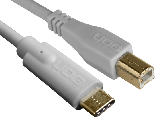 Udg U96001WH USB 2.0 C-B White Cable 1,5 Meters