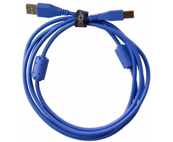 Udg U95001LB Cavo USB 2.0 A-B Azzurro 1 Metro