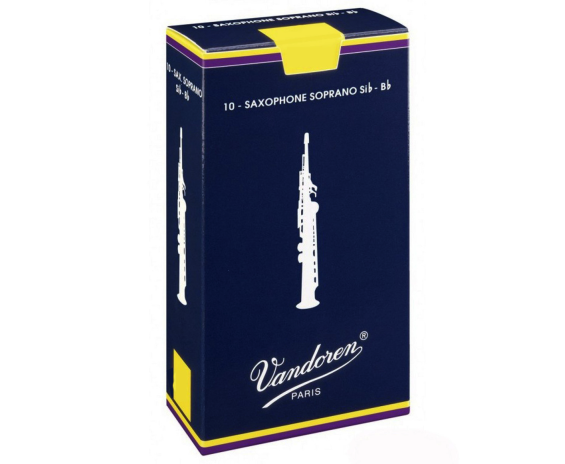 Vandoren Ance Sax Soprano Traditional Sib N° 3 1/2 10-Pack