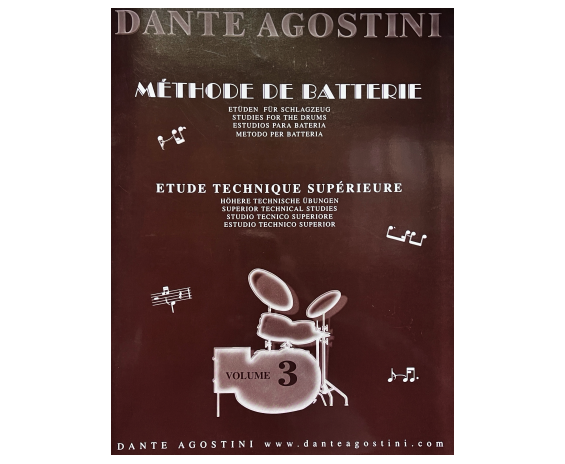 Volonte Dante Agostini  - Methode de Batterie V. 3