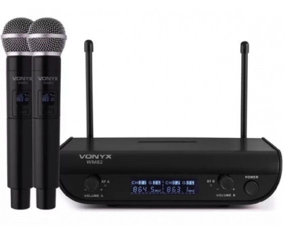 Vonyx WM82-Micro-uHF-digital-2ch-HH