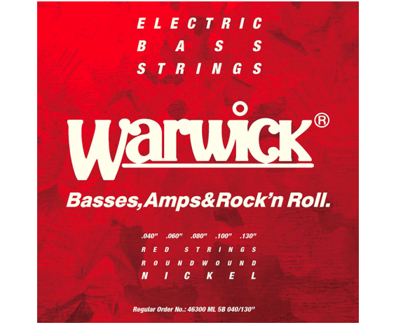 Warwick Red Label Basso Elettrico 5 St 040-130 Nickel