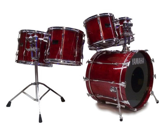 Yamaha Club Custom - 5 Pcs Drumset in Deco Red
