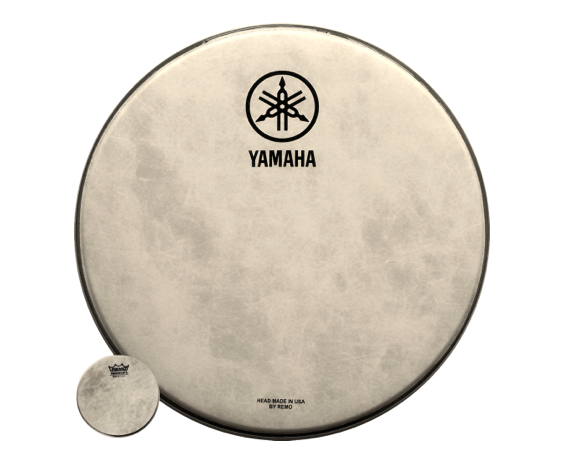Yamaha N77024054 - 18” Fiberskyn bass drumhead w/NEW YAMAHA Black Logo