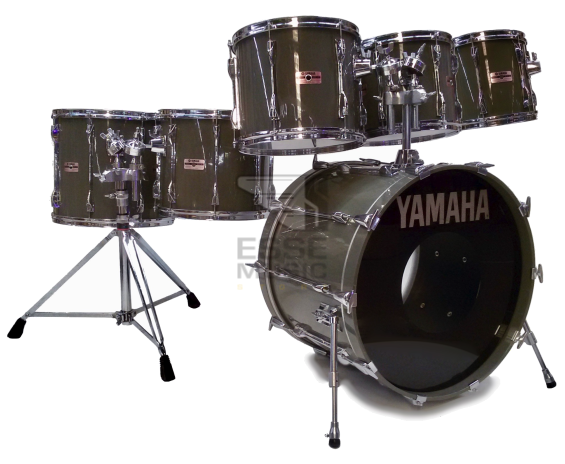 Yamaha YD-9000 PRC 1492 - Set di Batteria Power Recording Custom in Quartz Grey