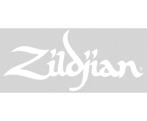 Zildjian Adesivo Logo Zildjian Bianco